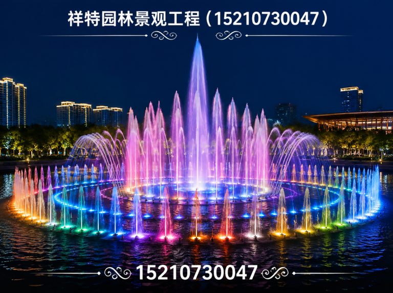 徐水区景区喷泉展示图