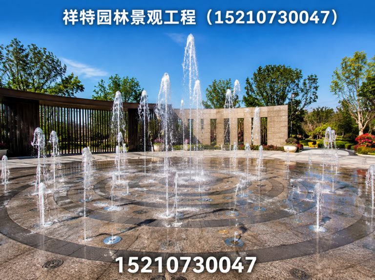 徐水区旱地喷泉展示图